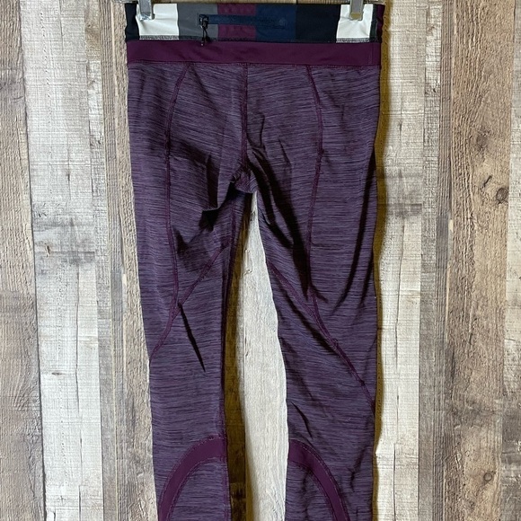 Lululemon Inspire Crop II Wee Are From Space Plum - Picture 4 of 10
